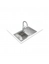 Fregadero - Teka Brooklyn 45 50 M-XP 1C 1E, 50 cm, Reversible, Inox