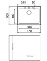 Fregadero TEKA Forsquare 5040 TG Blanco 115230009