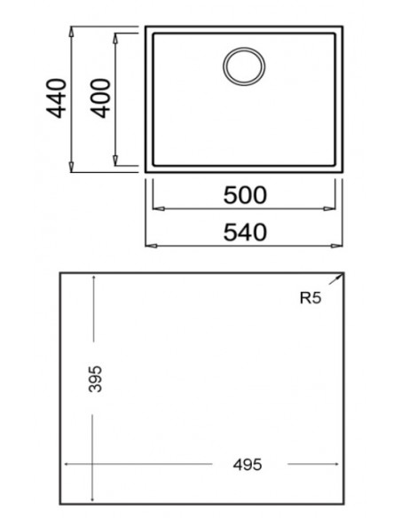 Fregadero TEKA Square 5040 TG Blanco...
