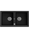 Fregadero TEKA Stone 90 BTG 2C Negro 115260008