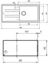 Fregadero TEKA Stone 60 LTG 1C1E Blanco 115330012