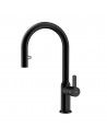 Grifo Caño Alto Extraible - Teka OVAL 9382, Extraible, Negro