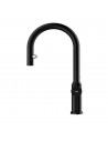 Grifo Caño Alto Extraible - Teka OVAL 9382, Extraible, Negro