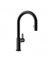 Grifo Caño Alto Extraible - Teka OVAL 9382, Extraible, Negro