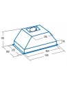 Campana Grupo Filtrante - Cata G45X, 60 cm, Inox