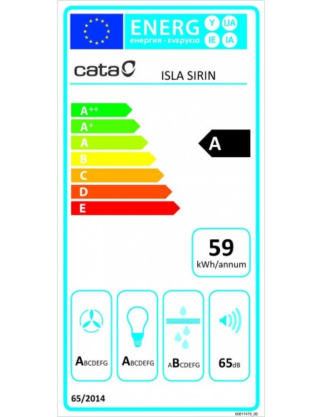 Campana Isla - Cata Sirin 1000WH, 100...
