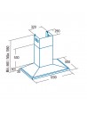 Campana Decorativa - Cata BETA 1200, Inox