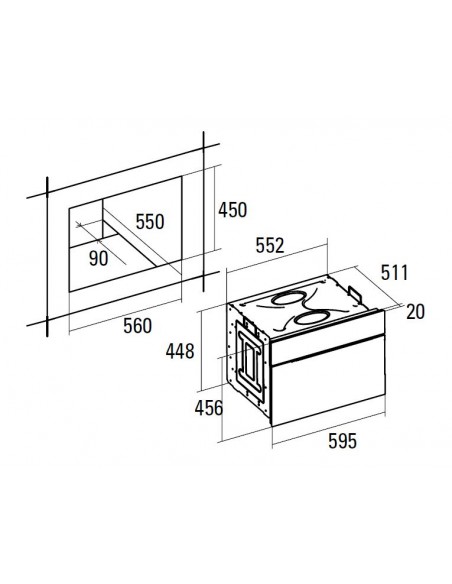 Horno Multifunción - Cata MD5008WH 45...