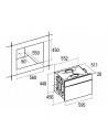 Horno Multifunción - Cata MD5008WH 45 cm, Blanco