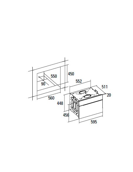 Horno Multifunción - Cata CMD5008X 45...