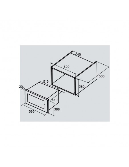 Microondas Integrable - Cata MC25GTC,...