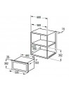 Microondas Integrable - Cata MMA20WH, Blanco, 20L