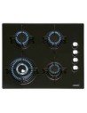 Placa Gas - Cata CI631BK Negro, 4 zonas, Nat/But