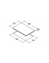 Placa Gas - Cata CI631BK Negro, 4 zonas, Nat/But