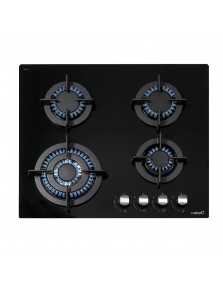 Placa Gas - Cata CCI6031BK Cristal, 4...