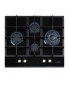Placa Gas - Cata LCIB6031BK Negro, 4 zonas, Butano