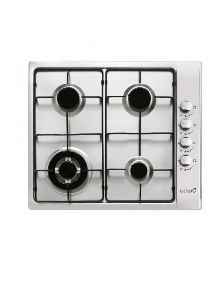 Placa Gas - Cata GI6031X, Inox4f Nat/But