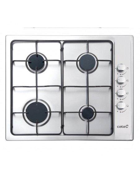Placa Gas - Cata GI6004X, Inox4f Nat/But