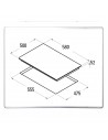 Placa Gas - Cata GI6004X, Inox4f Nat/But