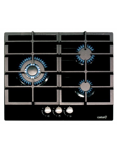 Placa Gas - Cata LCI6021BK, Cristal,...