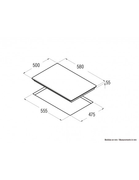 Placa Gas - Cata LCI6021BK, Cristal,...