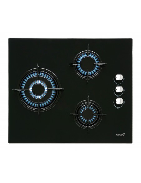 Placa Gas - Cata CIB6021BK, Cristal,...