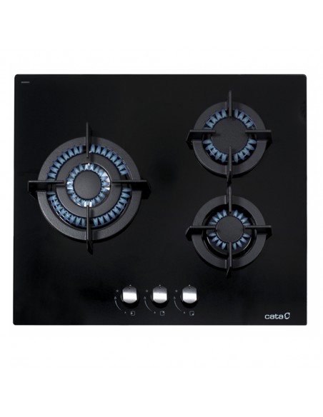 Placa Gas - Cata CCI6021BK, Cristal,...