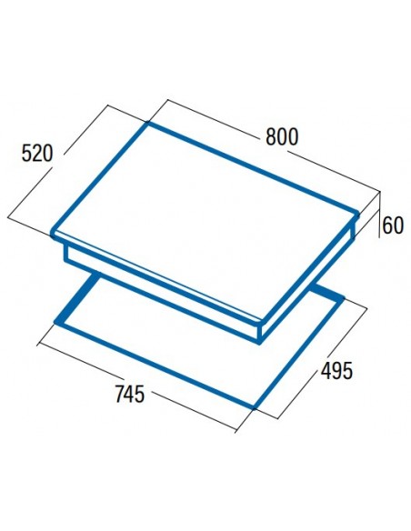 Placa Inducción - Cata IDF8021PROBK
