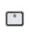 Fregadero Bajo Encimera - Mepamsa Square 50.40 Inox,  Una Cubeta, Inox