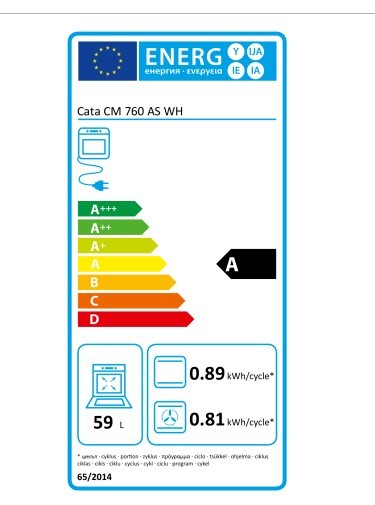 Etiqueta de Eficiencia Energética - 7032002