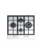 Placa de gas - Cata LGD 631 X , Natural/Butano, Inox, 4 fuegos