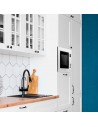 Microondas Integrable - Cecotec GrandHeat 2090, Grill, 1200 W, 21 Litros, Blanco
