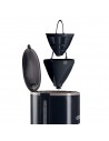 Cafetera Goteo - ARIETE 1394/00 Breakfast, 12 tazas, Grafito