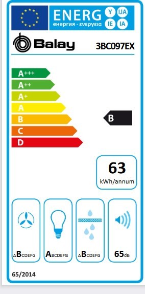 Etiqueta de Eficiencia Energética - 3BC097EX