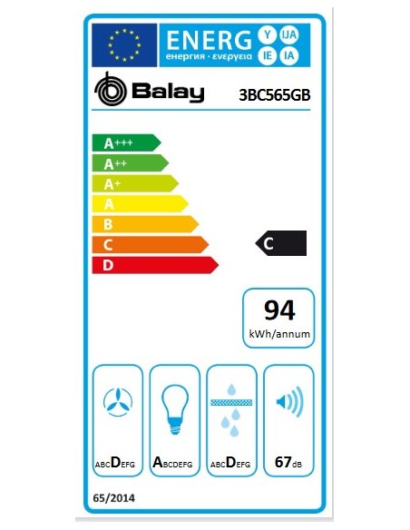 Campana Decorativa - Balay 3BC565GB,...