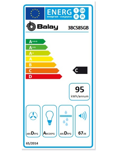 Campana Decorativa - Balay 3BC585GB,...