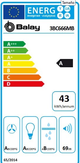 Etiqueta de Eficiencia Energética - 3BC666MB
