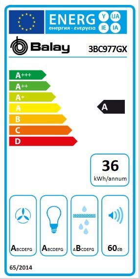 Etiqueta de Eficiencia Energética - 3BC977GX