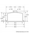 Campana Grupo Filtrante - Balay 3BF859XP, Eficiencia C, Acero Inoxidable, Oculto