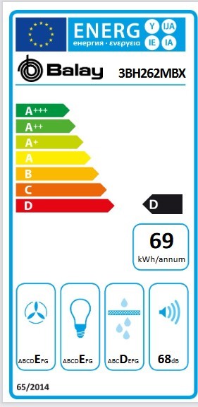 Etiqueta de Eficiencia Energética - 3BH262MBX