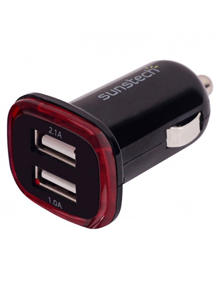Cargador - Sunstech DCU10, USB, Coche...