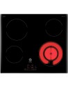 Placa Vitrocerámica - Balay 3EB721LR, 4 Zonas, 60 cm, Negro, Biselado