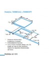 Placa Inducción - Balay 3EB865AQ, 3 Zonas, 60 cm, Gris Antracita, Biselado