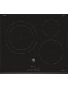 Placa Inducción - Balay 3EB865FR, 3 Zonas, 60 cm, Negro, Biselado