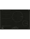 Placa Inducción - Balay 3EB989LU, 4 Zonas, 80 cm, Negro, Biselado