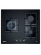 Placa Gas - Balay 3ETG663HB, 3 Zonas, 60 cm, Negro, Sin Marco