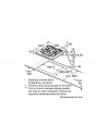 Placa Gas - Balay 3ETG664HB, 4 Zonas, 60 cm, Negro, Enrasado