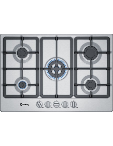 Placa Gas - Balay 3ETX576HB, 5 Zonas,...