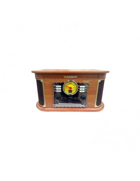 Tocadiscos - Sunstech PXRC52CDWD, Madera