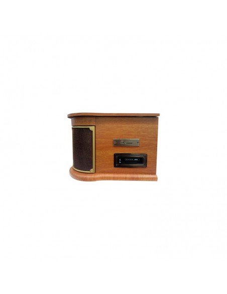 Tocadiscos - Sunstech PXRC52CDWD, Madera